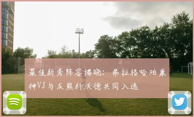 最佳新秀阵容揭晓：弗拉格哈珀康神VJ与灰熊科沃德共同入选